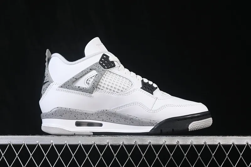 All categories Air Jordan Jordan series basketball shoes Air Jordan 4 LJR version Air Jordan 4 Retro "White Cement" AJ4 Joe 4 new white cement FV5029-100